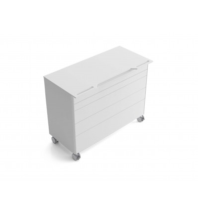 Zilfor furniture module with 5 drawers and wheels