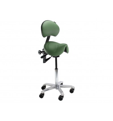 Amazone Score Dental stool backrest and height, green, 34cm (K292)