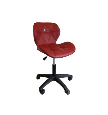SILLA DE TRABAJO DURSTON 43/58 cm. TAPIZADA CON RUEDAS